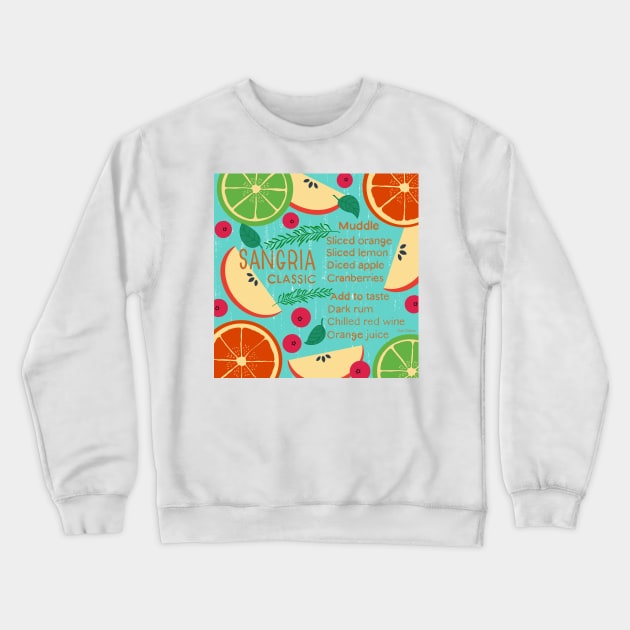 Sangria Crewneck Sweatshirt by EV Visuals